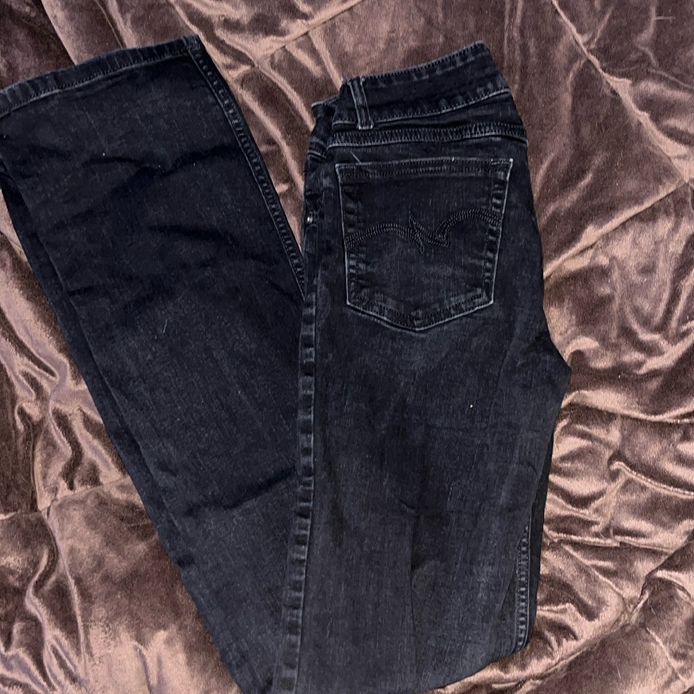 Black Bootcut Wrangler 3/36